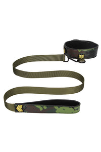 Thumbnail for Ouch by Shots Toys - Army Collar With Leash - Stag Shop