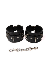 Thumbnail for Ouch by Shots Toys - Leather Cuffs - Black