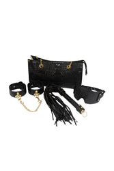 Ouch International - Rome Collection - Bondage Kit with Bag - Black/Gold - Stag Shop