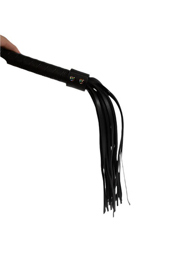 Ouch International - Venice Collection - Flogger - Black/Iridescent - Stag Shop