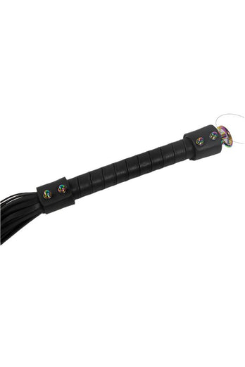 Ouch International - Venice Collection - Flogger - Black/Iridescent - Stag Shop