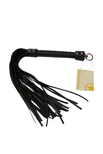 Ouch International - Venice Collection - Flogger - Black/Iridescent - Stag Shop