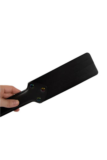 Ouch International - Venice Collection - Paddle - Black/Iridescent - Stag Shop