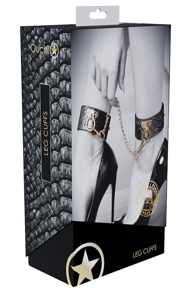Ouch International - Florence Collection - Leg Cuffs - Various Colors - Stag Shop