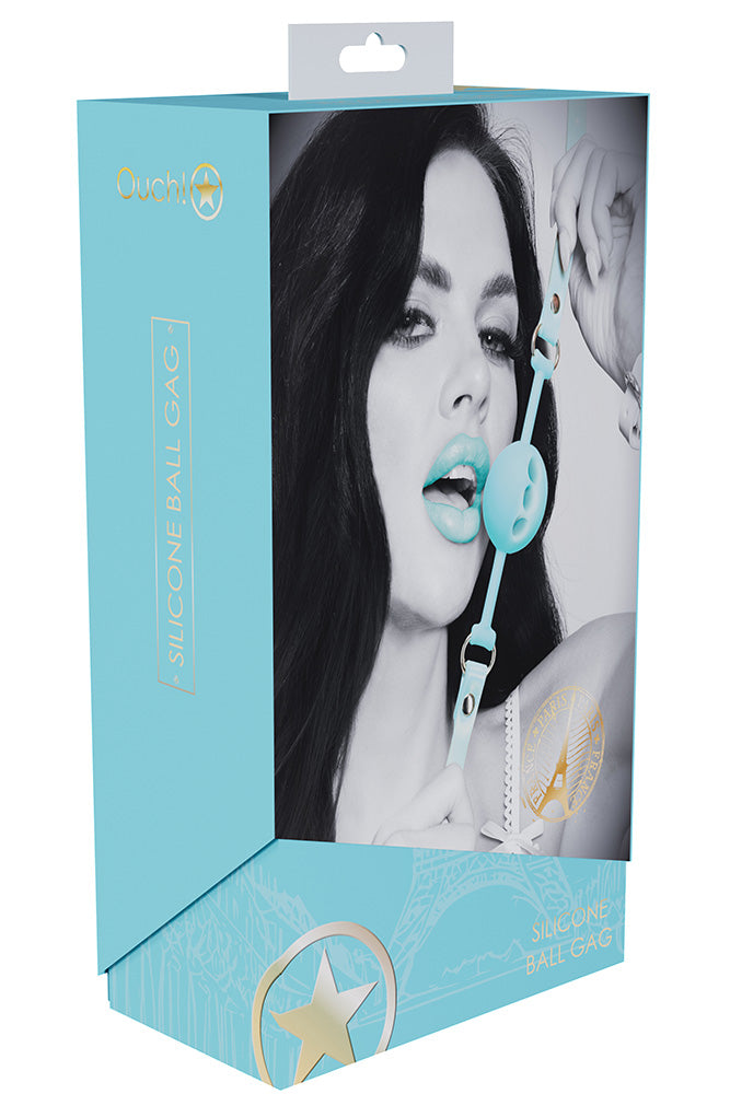 Ouch International - Paris Collection - Silicone Ball Gag - Various Colors - Stag Shop