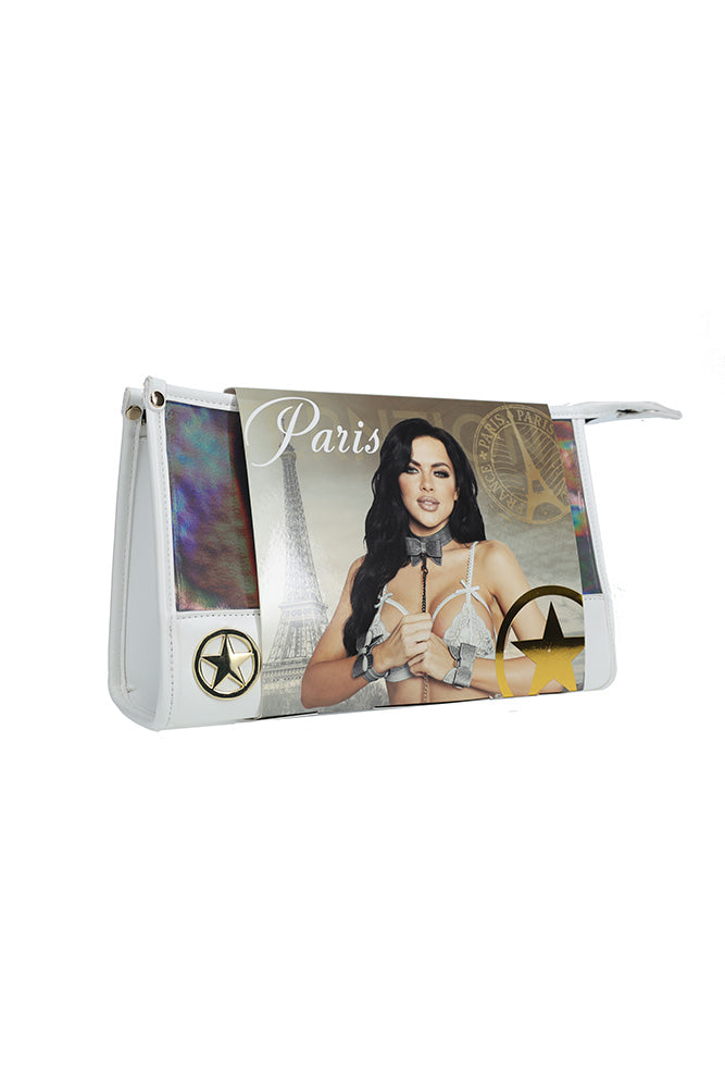 Ouch International - Paris Collection - Bondage Kit with Bag - Various Colors - Stag Shop