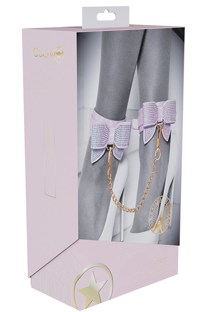 Ouch International - Paris Collection - Leg Cuffs - Various Colors - Stag Shop