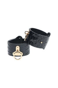 Thumbnail for Ouch International - Rome Collection - Handcuffs - Black/Gold