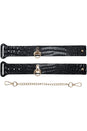 Ouch International - Rome Collection - Ankle Cuffs - Black/Gold - Stag Shop