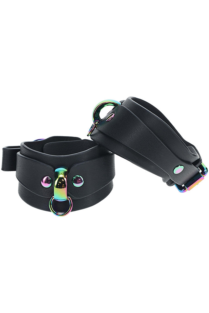 Ouch International - Venice Collection - Handcuffs - Black/Iridescent - Stag Shop