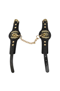 Thumbnail for Ouch International - London Collection - Bondage Kit with Bag - Black/Gold