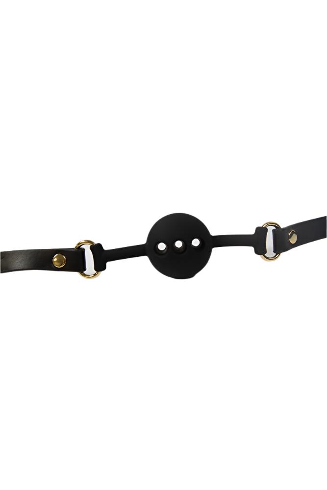 Ouch International - London Collection - Bondage Kit with Bag - Black/Gold