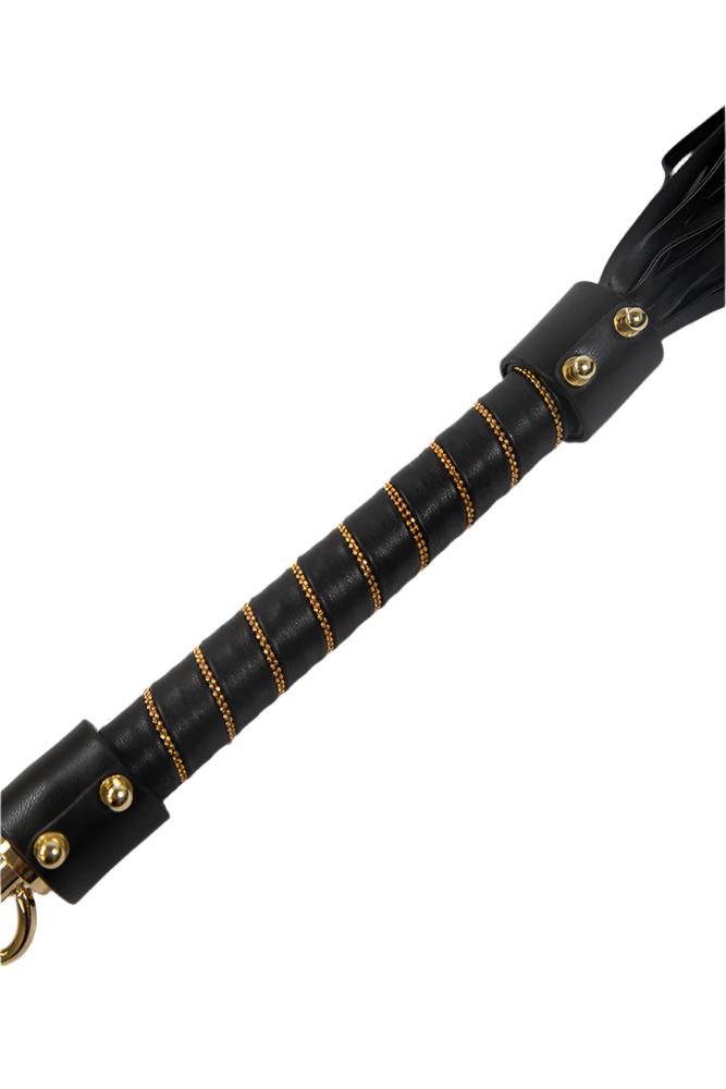 Ouch International - London Collection - Bondage Kit with Bag - Black/Gold