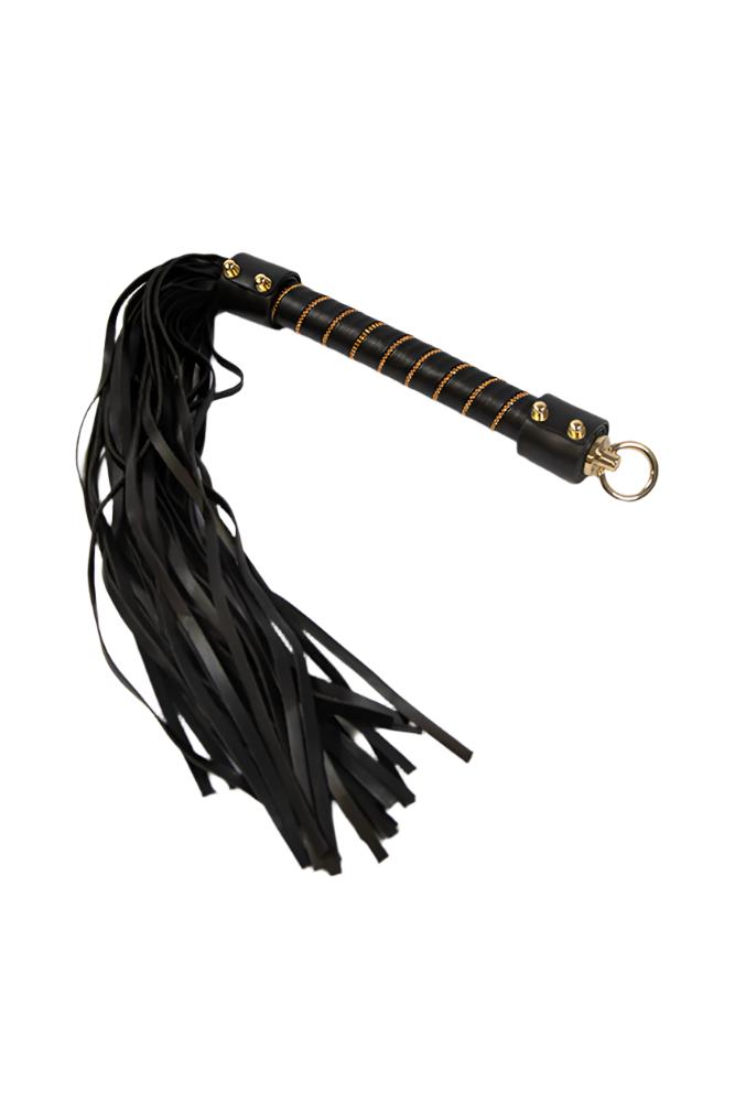 Ouch International - London Collection - Bondage Kit with Bag - Black/Gold