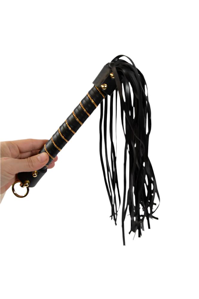 Ouch International - London Collection - Bondage Kit with Bag - Black/Gold - Stag Shop