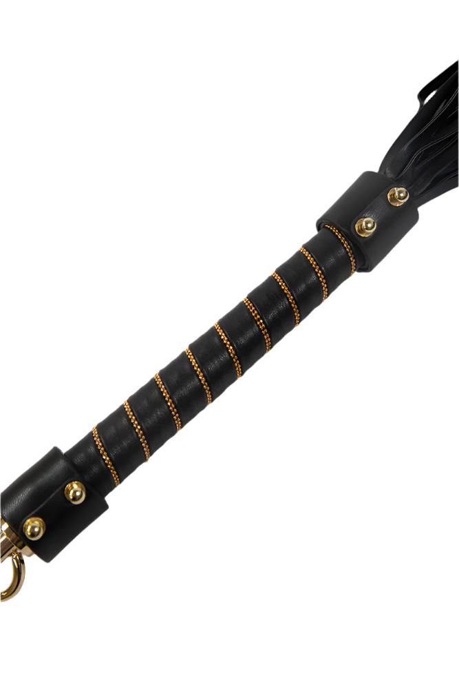 Ouch International - London Collection - Bondage Kit with Bag - Black/Gold