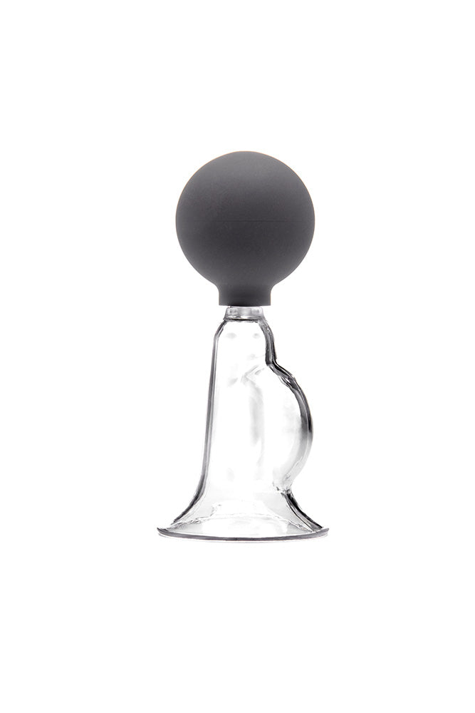 Ouch by Shots Toys - Nipple Sucker - Black/Clear - Stag Shop
