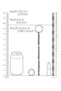 Ouch by Shots Toys - Stainless Steel Ribbed Dilator With Ring - Stag Shop