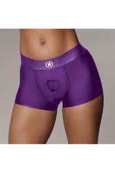 Ouch by Shots Toys - Vibrating Strap-on Boxer - Various Sizes & Colours - Stag Shop