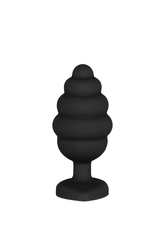 Large Ribbed Diamond Heart Plug - Stag Shop