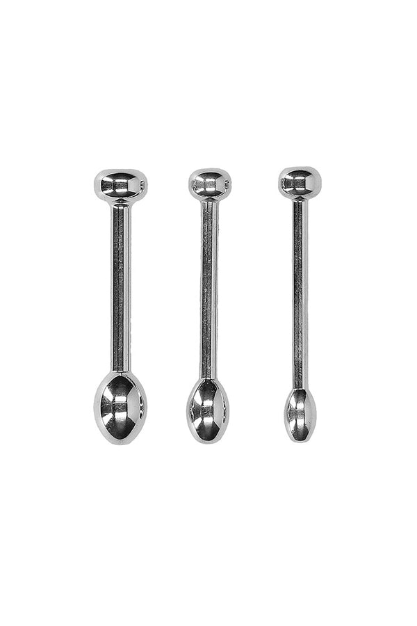Ouch by Shots Toys - Stainless Steel Urethral Sounding Plug Set - Stag Shop