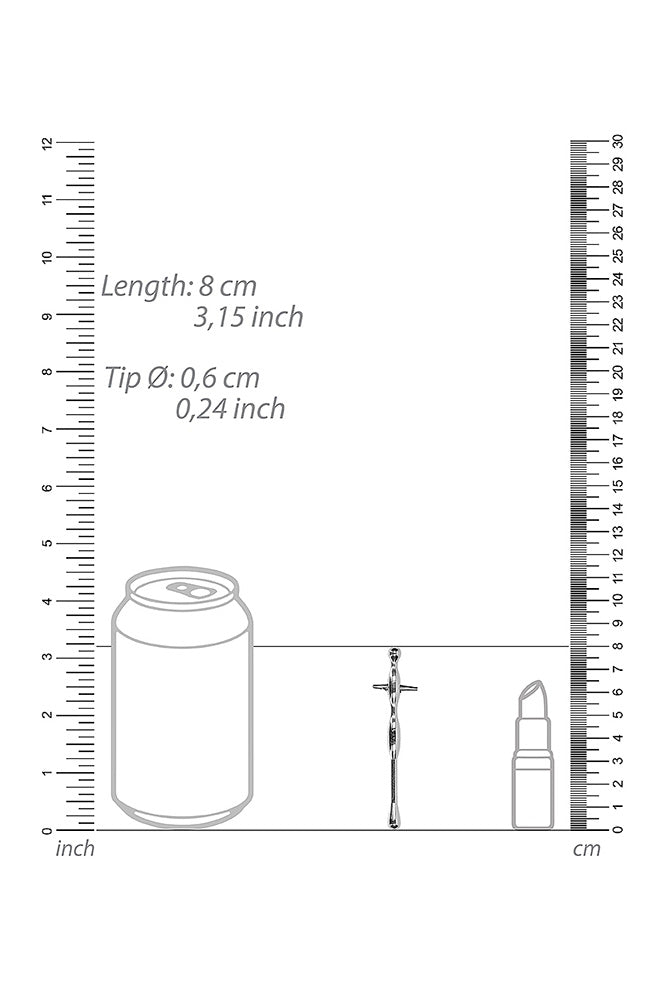 Ouch by Shots Toys - Stainless Steel Urethral Sounding Stick - Stag Shop