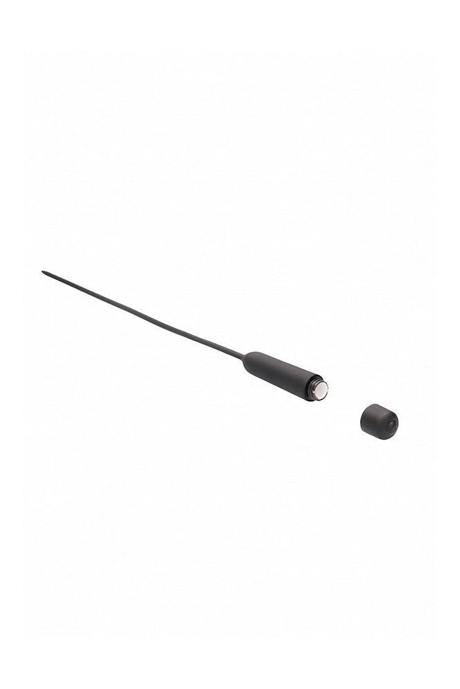 Ouch by Shots Toys - Extra Long Vibrating Silicone Urethral Sound - Stag Shop