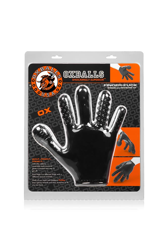 Oxballs -Finger Fuck Glove - Assorted Colours - Stag Shop