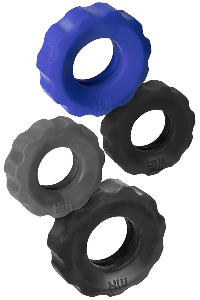 Oxballs - Hunkyjunk - Cog 2-Pack Cock Rings - Assorted - Stag Shop