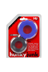 Oxballs - Hunkyjunk - Cog 2-Pack Cock Rings - Assorted - Stag Shop