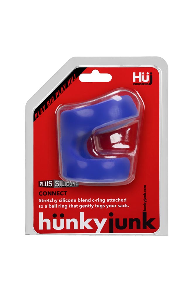 Oxballs - Hunkyjunk - Connect Cock Ring & Ball Tugger - Assorted - Stag Shop