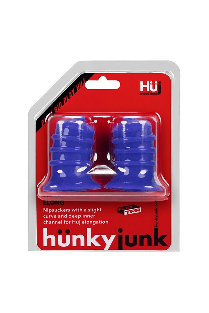 Oxballs - Hunkyjunk - Elong Nipple Suckers - Cobalt - Stag Shop