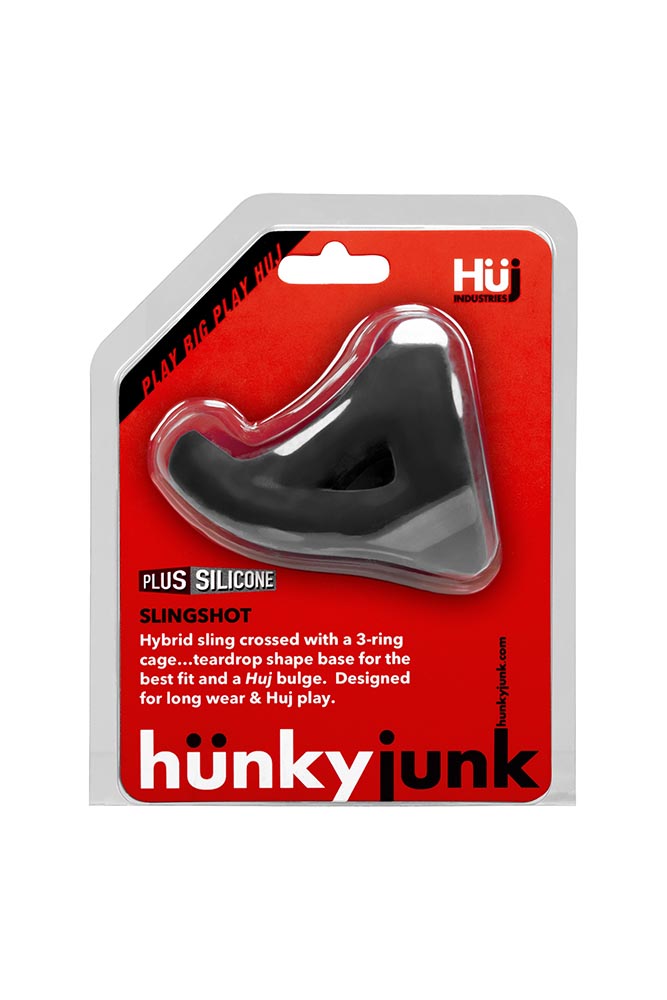 Oxballs - Hunkyjunk - Slingshot 3-Ring Teardrop Cocksling - Assorted Colours - Stag Shop