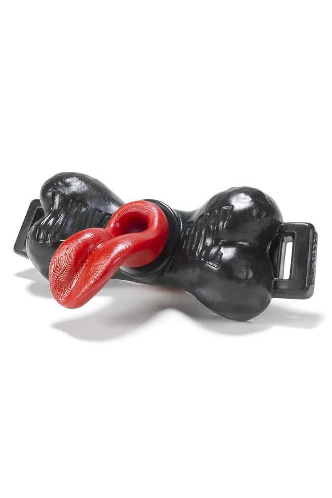 Oxballs - Milkbone Silicone Gag - Black - Stag Shop