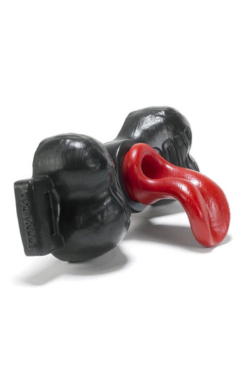 Oxballs - Milkbone Silicone Gag - Black - Stag Shop