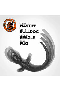 Thumbnail for Oxballs - Puppy Tail Anal Plug - Pug Small - Black - Stag Shop