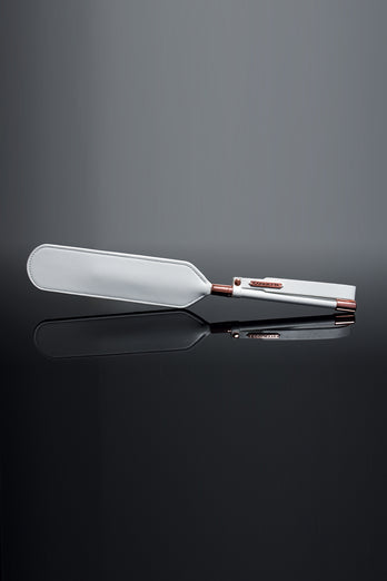 Coquette Pleasure Collection -  23623 - Vegan Leather Paddle – White - Stag Shop