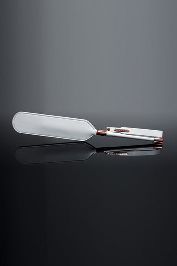 Coquette Pleasure Collection -  23623 - Vegan Leather Paddle – White - Stag Shop