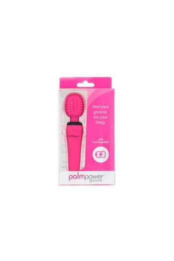 PalmPower  - Groove Mini Wand Massager - Pink - Stag Shop