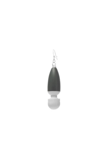 Palmpower - Micro Massager Earring 1PC - Black/White - Stag Shop