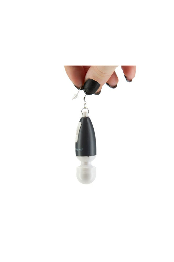 Palmpower - Micro Massager Earring 1PC - Black/White - Stag Shop