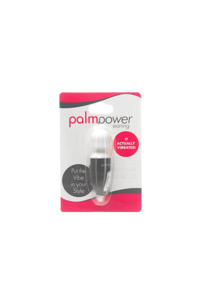 Palmpower - Micro Massager Earring 1PC - Black/White - Stag Shop