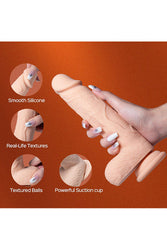 Honey Play Box - Paxton App Controlled Vibrating Dildo - Beige - Stag Shop