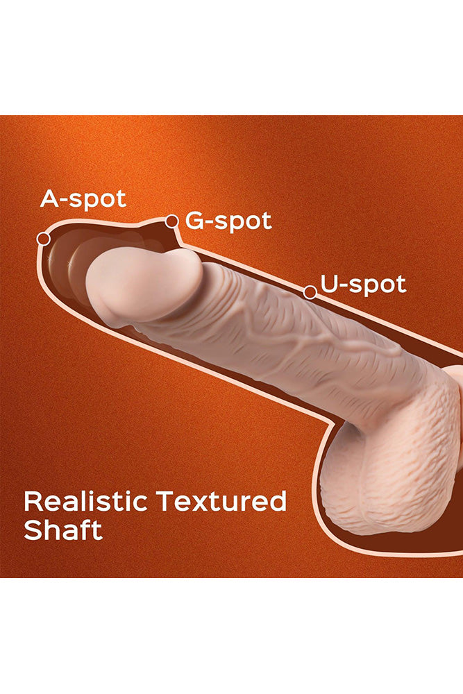 Honey Play Box - Paxton App Controlled Vibrating Dildo - Beige