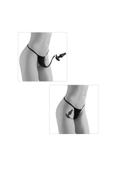 Pipedream - Hookup Panties - Crotchless Love Garter with Attachable Butt Plug - Size S-L - Stag Shop