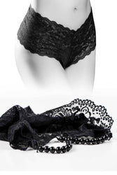 Pipedream - Hookup Panties - Pleasure Pearl Boy Shorts with Stimulating Pearls - Size S-L - Stag Shop