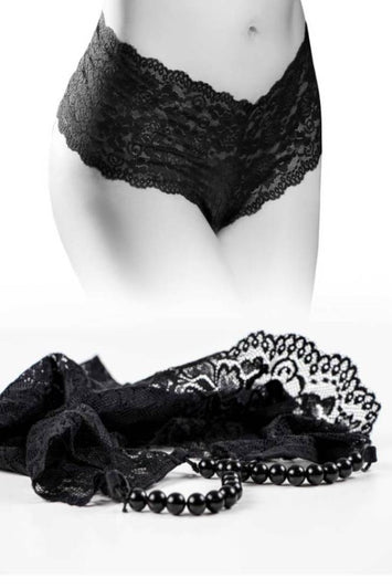 Pipedream - Hookup Panties - Pleasure Pearl Boy Shorts with Stimulating Pearls - Size S-L - Stag Shop