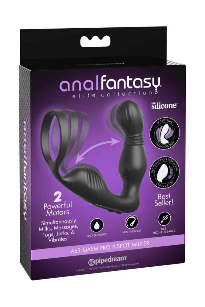 Pipedream - Anal Fantasy Elite - Ass-Gasm Pro P-Spot Milker - Stag Shop