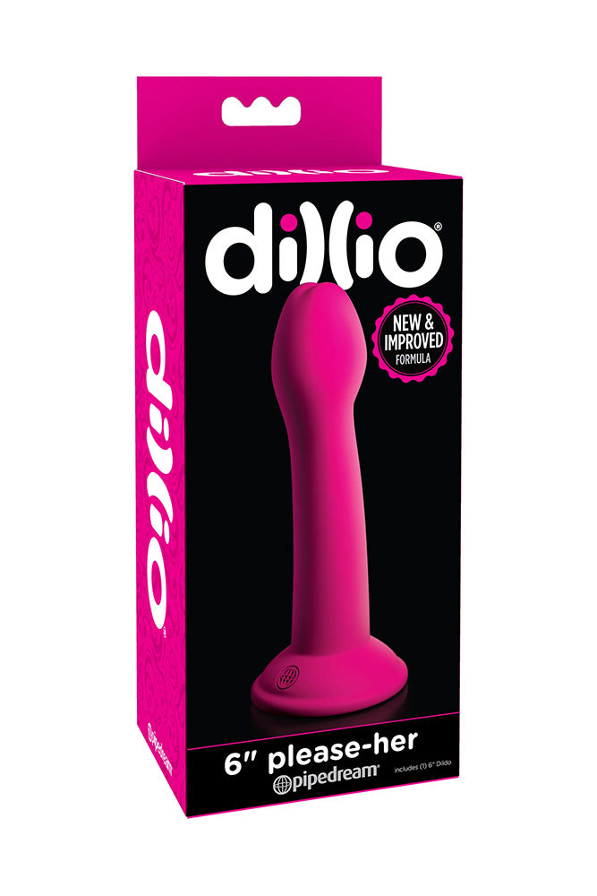 Pipedream - Dillio - 6 Inch Please-Her - Pink - Stag Shop