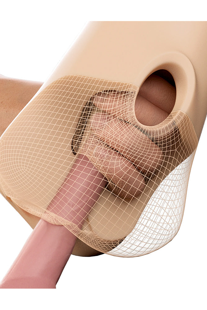 PDX - Double Pounder Vibrating Squeeze Stroker - Stag Shop